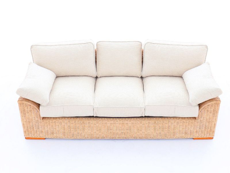 MGM Lichfield 3 Seater Sofa -Garden Furniture Centre-Conservatory Set,Rattan Suites,Sofa,Conservatory,Rattan,Rattan Sofas-{collection_title}