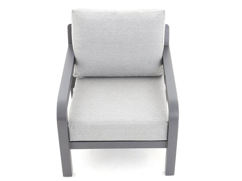 Timber Rounded Armchair | Life Range -Garden Furniture Centre-MidInstock,instock,MidRange,Chair,Outdoor Furniture,Metal Furniture,Ranges,Life Range,Sale,Clearance Line-{collection_title}