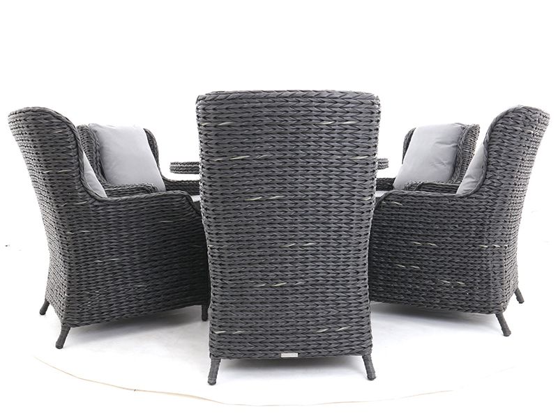 Midnight Montana Round Dining Armchair Set