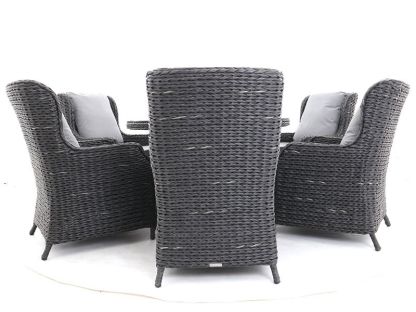 Midnight Montana Round Dining Armchair Set