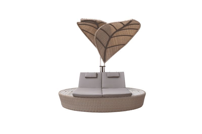 Meteor Rotating Day Bed-Garden Furniture Centre-HighRange,Outdoor Furniture,Rattan Furniture,Loungers & Daybeds,Meteor Range,Rattan,Rattan Loungers,Meteor-{collection_title}