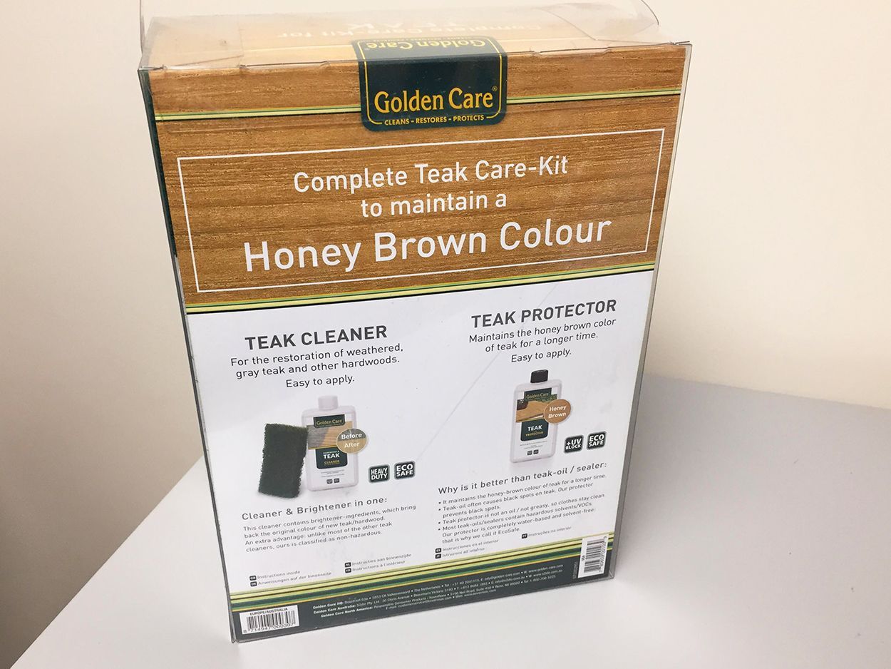 Golden Care 3-in-1 Teak Maintenance Care-Kit