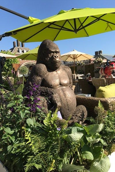 Gorilla Ornament-Garden Furniture Centre-HighRange,Ornaments,Animal Garden Ornaments-{collection_title}