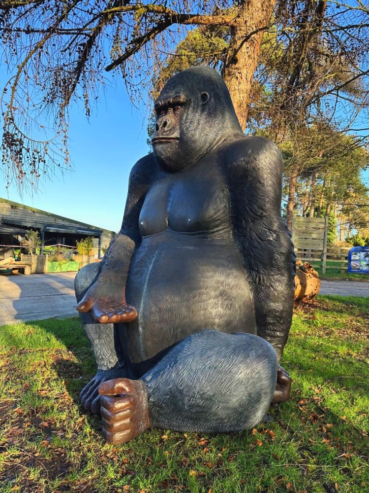 Gus the Giant Gorilla Ornament-Garden Furniture Centre-HighRange,Ornaments,Ornaments Accessories,Accessories,Black Friday Month-{collection_title}