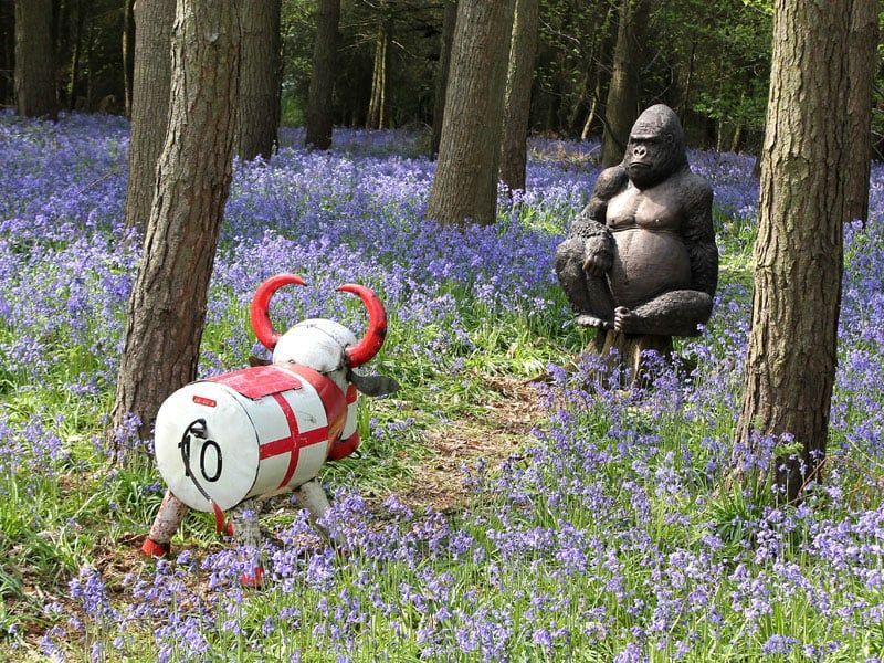 Gorilla Ornament-Garden Furniture Centre-HighRange,Ornaments,Animal Garden Ornaments-{collection_title}