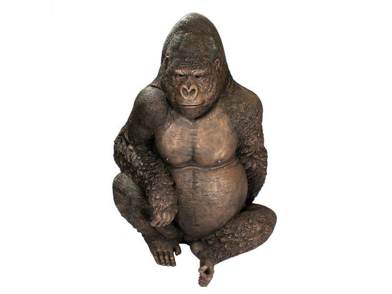 Gorilla Ornament-Garden Furniture Centre-HighRange,Ornaments,Animal Garden Ornaments-{collection_title}