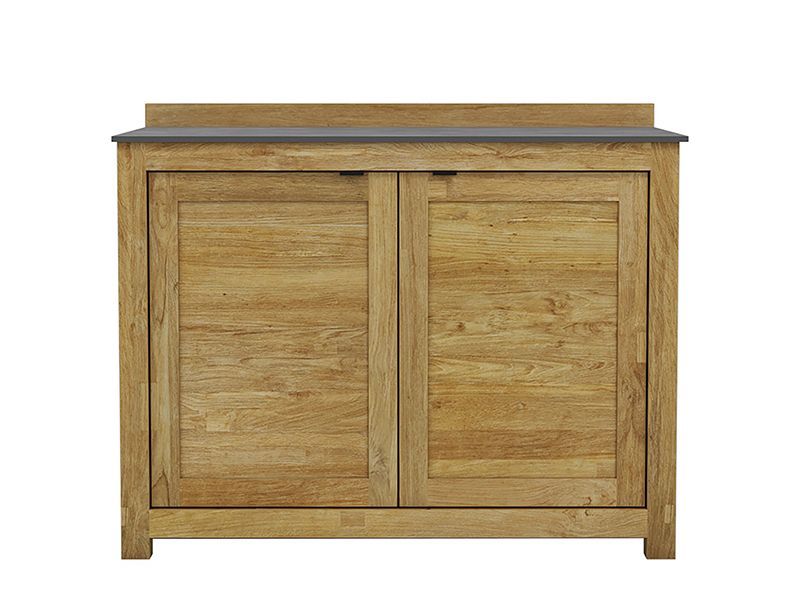 Bari Kitchen Double Door Unit-Garden Furniture Centre-HighRange,Reclaimed Furniture,Showroom exdis,Bari,Modular Furniture,Outdoor Furniture,Teak Garden Furniture,Outdoor Kitchens,The Bari Outdoor Kitchen Range,Teak,Outdoor Kitchen-{collection_title}