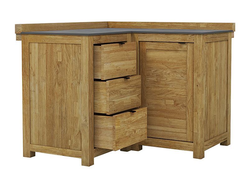 Bari Kitchen Corner Cabinet Unit -Garden Furniture Centre-HighRange,Reclaimed Furniture,Showroom exdis,Bari,Modular Furniture,Outdoor Furniture,Teak Garden Furniture,Outdoor Kitchens,The Bari Outdoor Kitchen Range,Teak,Outdoor Kitchen-{collection_title}