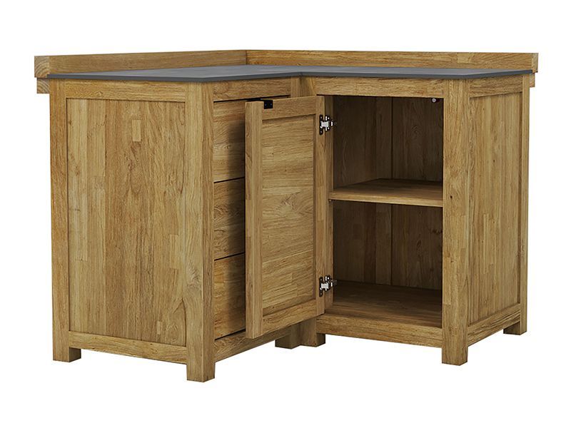 Bari Kitchen Corner Cabinet Unit -Garden Furniture Centre-HighRange,Reclaimed Furniture,Showroom exdis,Bari,Modular Furniture,Outdoor Furniture,Teak Garden Furniture,Outdoor Kitchens,The Bari Outdoor Kitchen Range,Teak,Outdoor Kitchen-{collection_title}