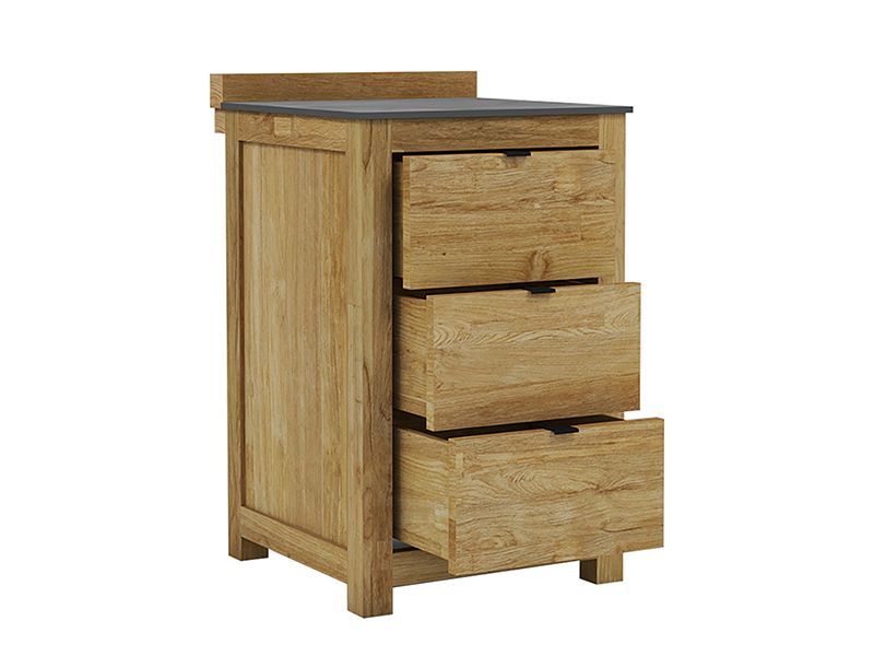 Bari Kitchen Unit 3 Drawers-Garden Furniture Centre-MidInstock,instock,MidRange,Reclaimed Furniture,Showroom exdis,Bari,Modular Furniture,Outdoor Furniture,Teak Garden Furniture,Outdoor Kitchens,The Bari Outdoor Kitchen Range,Teak,Outdoor Kitchen-{collection_title}