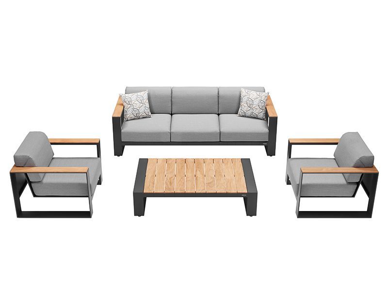 Cambusa 3 Seater Sofa | White or Grey-Garden Furniture Centre-HighRange,Outdoor Lounging,Outdoor Furniture,Metal Furniture,HIGOLD Range,Metal,Metal Sofas-{collection_title}