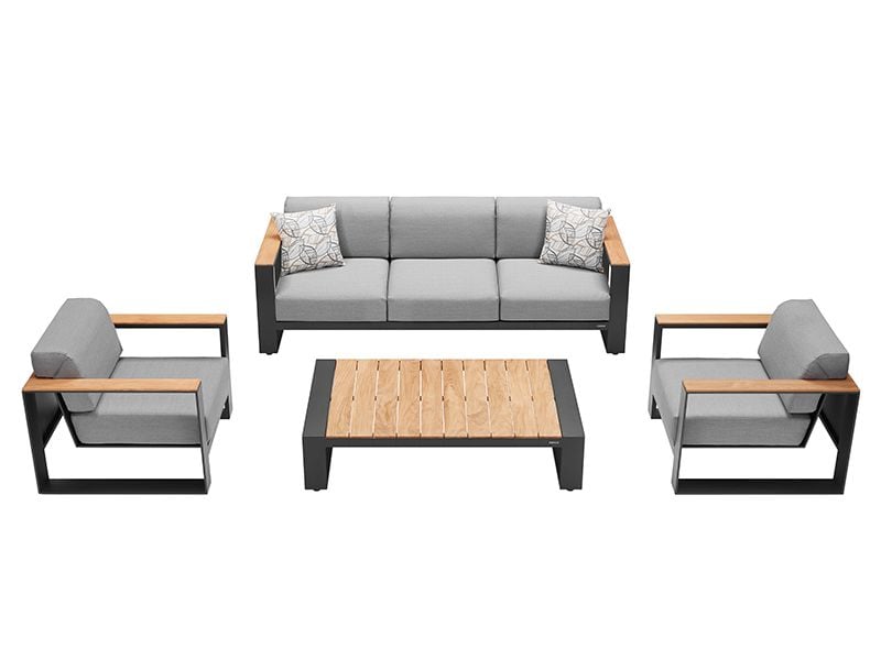 Cambusa 3 Seater Sofa Set | White or Grey 