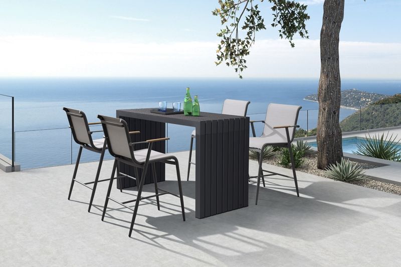 Milan Four Chair Bar Set