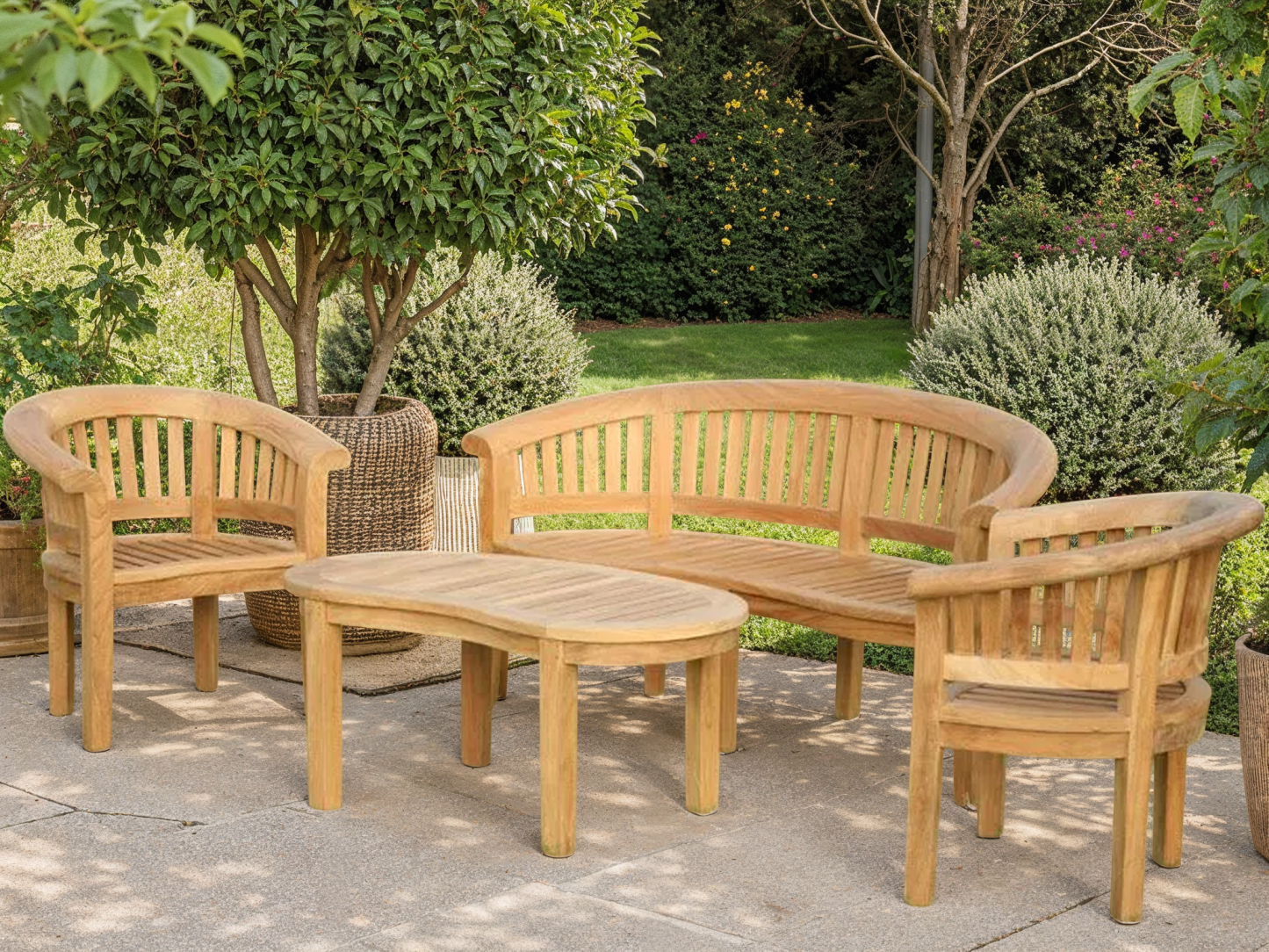 Half Moon Garden Set