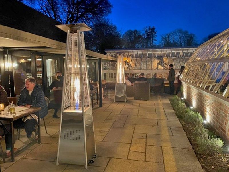 Athena Plus Gas Patio Heater & Free Weather Cover | BLACK FRIDAY MONTH