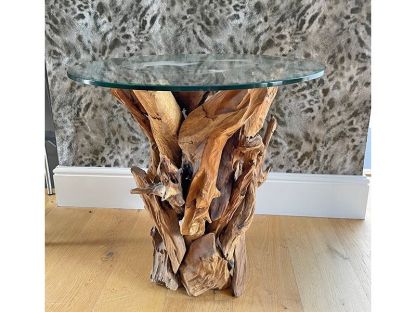 Reclaimed Teak Root Side Table