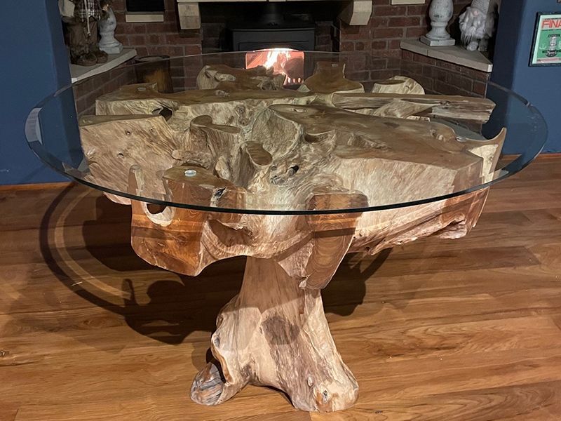 Naga Reclaimed Teak Root Dining Table-Garden Furniture Centre-Root,HighRange,Dining Table,Indoor Dining-{collection_title}