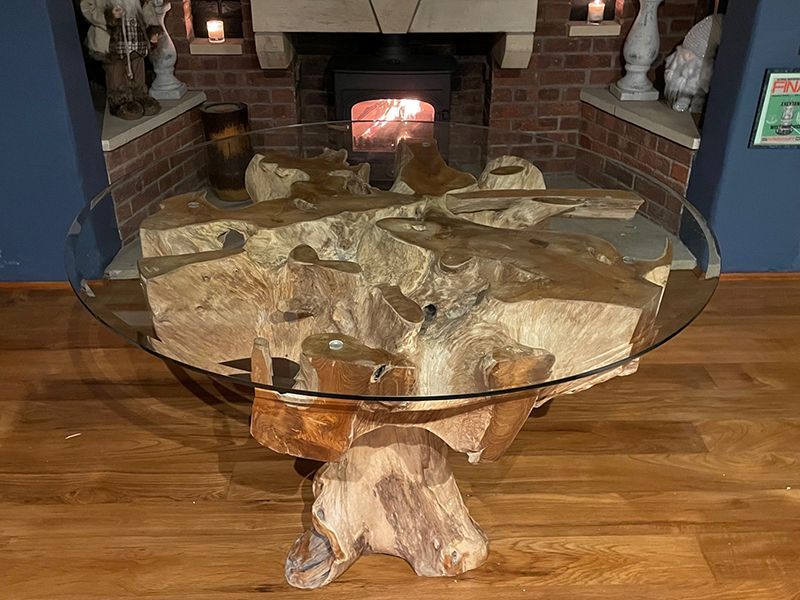 Naga Reclaimed Teak Root Dining Table