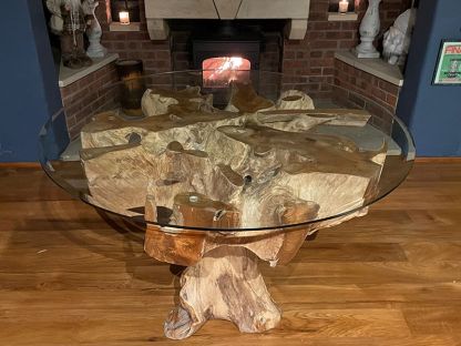 Naga Reclaimed Teak Root Dining Table