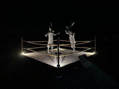 Boxing Hares 