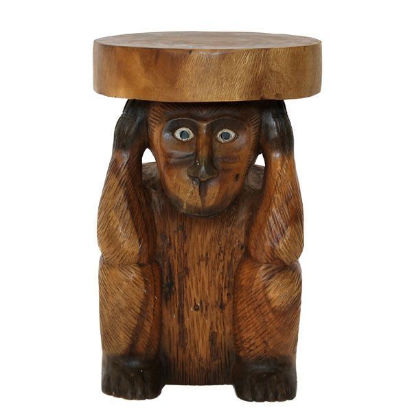 Monkey Ornament | Speak, Hear, See