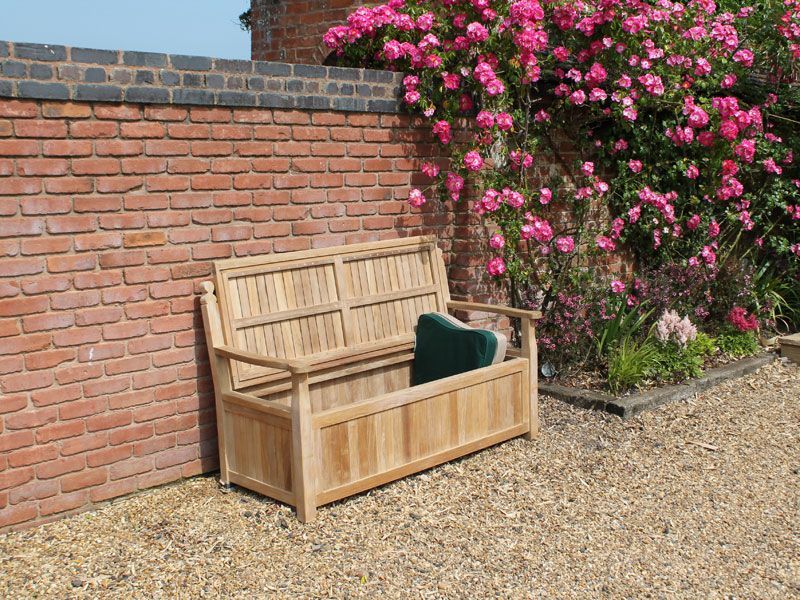 Heart Storage Bench-Garden Furniture Centre-MidRange,Benches,Accessories,Outdoor Furniture,Outdoor Storage,Teak Benches Benches-{collection_title}