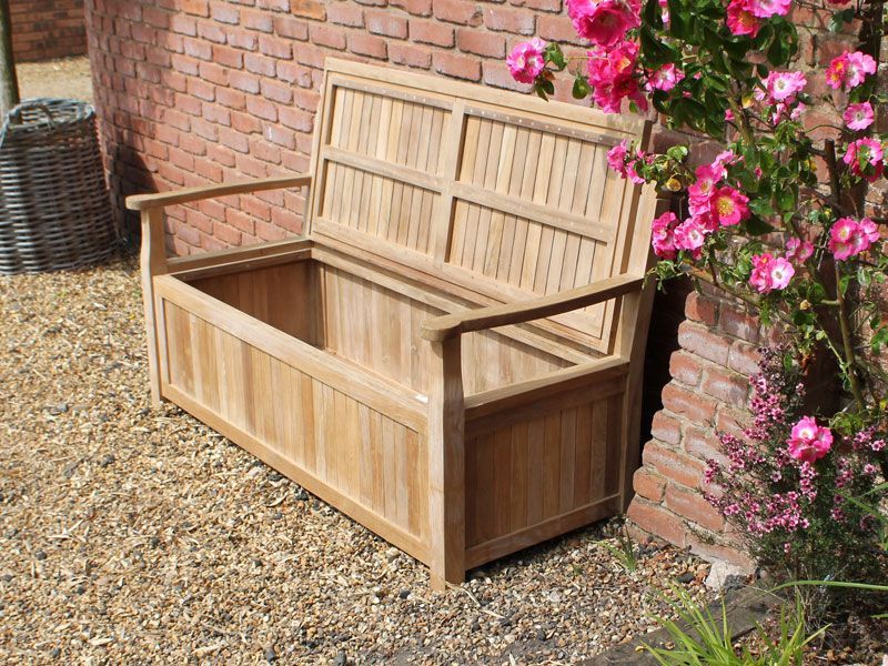 Heart Storage Bench-Garden Furniture Centre-MidRange,Benches,Accessories,Outdoor Furniture,Outdoor Storage,Teak Benches Benches-{collection_title}