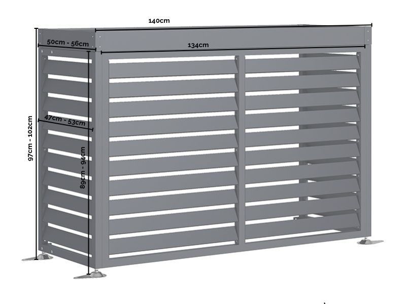 Heat Pump/Air Conditioning Unit Cover with Planter | Pre-Order