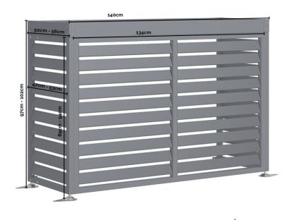 Heat Pump/Air Conditioning Unit Cover with Planter | Pre-Order