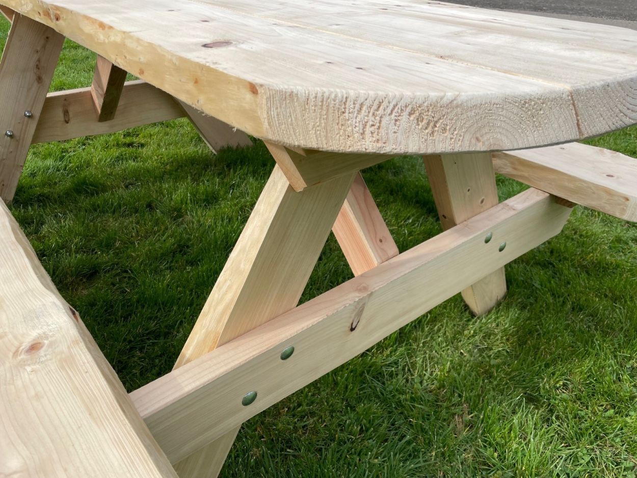 Hemlock 1.9M Picnic Table-Garden Furniture Centre-MidInstock,instock,MidRange,Dining Table,Outdoor Furniture,Picnic Tables,Outdoor Dining,Tables-{collection_title}