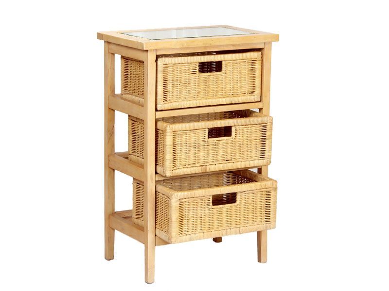 Highgrove Three Drawer Unit Brown