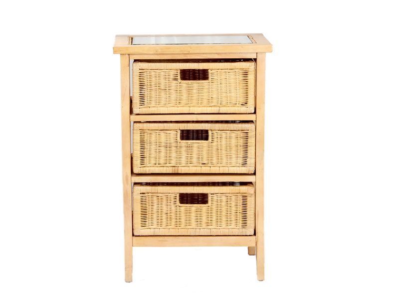 Highgrove Three Drawer Unit Brown