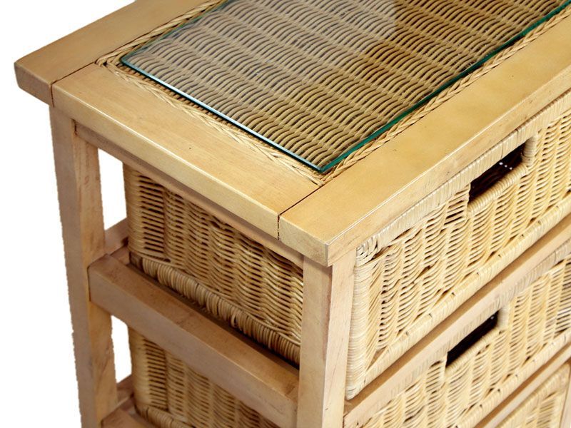 Highgrove Three Drawer Unit Brown