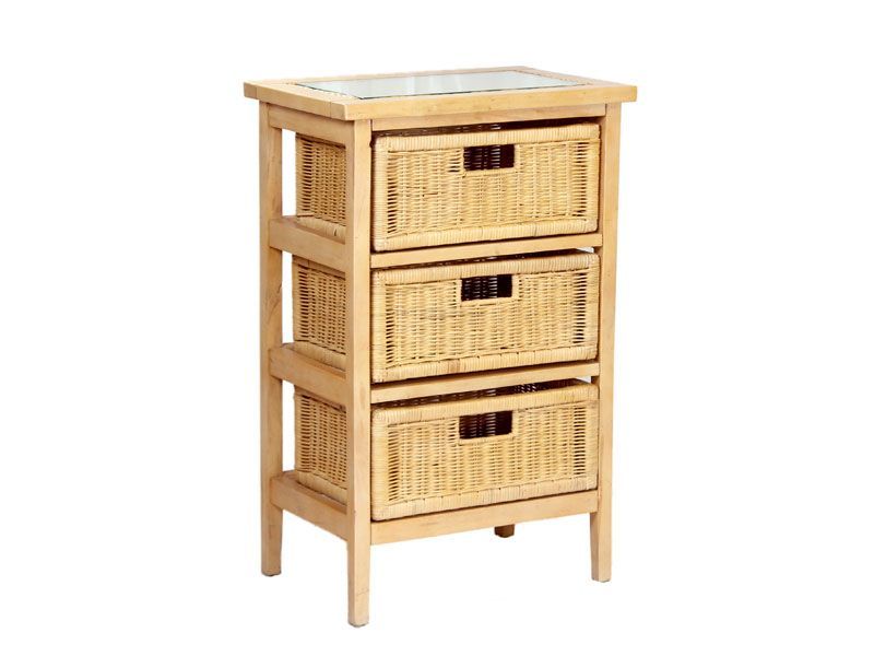 Highgrove Three Drawer Unit Brown