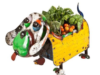Hound Dog Planter