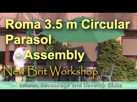 Cantilever Parasol - Roma 3.5m Diameter 