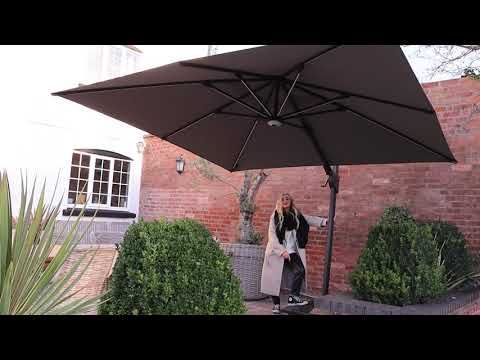 Royce Executive 3M SQ Cantilever Parasol 