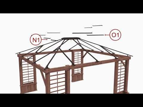 Winchester Hard Top Gazebo-Garden Furniture Centre-HighRange,Free Standing,Gazebos,Metal Gazebos,All Seasons Gazebos,Solariums Gazebos,Garden Rooms Gazebos,All Seasons Gazebo Range,All Seasons Range,Solariums-{collection_title}