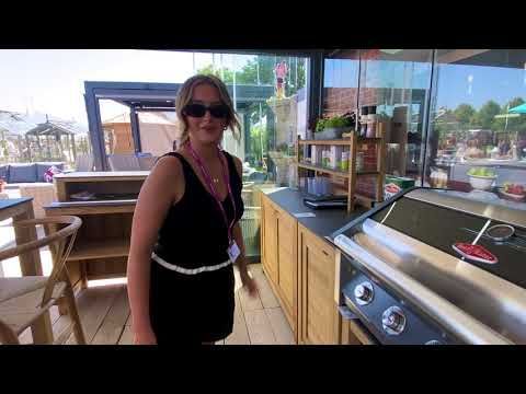 BBQ Table Outdoor Kitchen Unit | Bari 