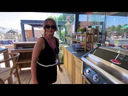 BBQ Cabinet Unit Trolley On Wheels | Bari