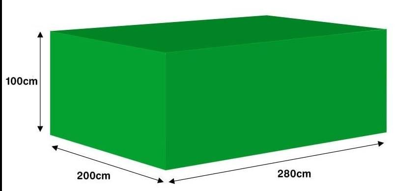 Breathable Rectangular Suite Weather Cover | Medium