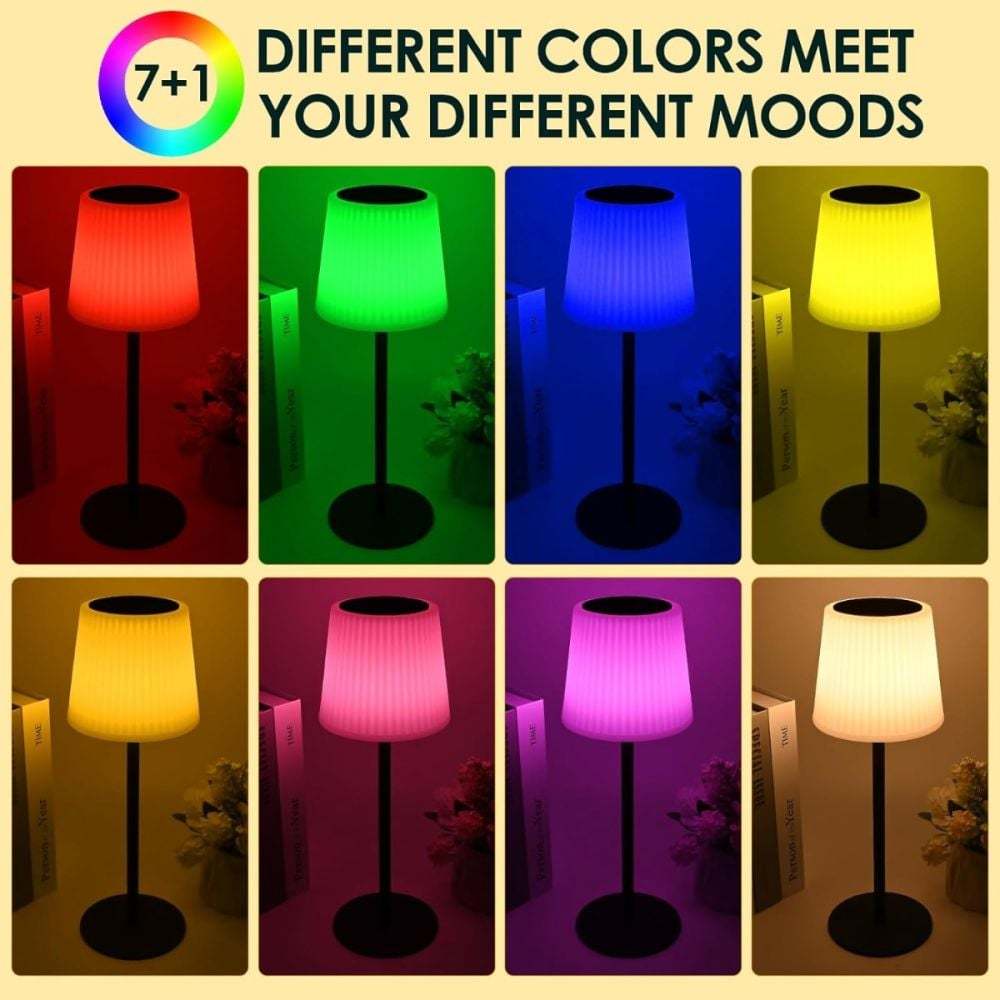 RGB Solar Table Lamp-Garden Furniture Centre-LowRange,Under 100,LED Solar Lights,Solar Lights,48Hour Dispatch-{collection_title}