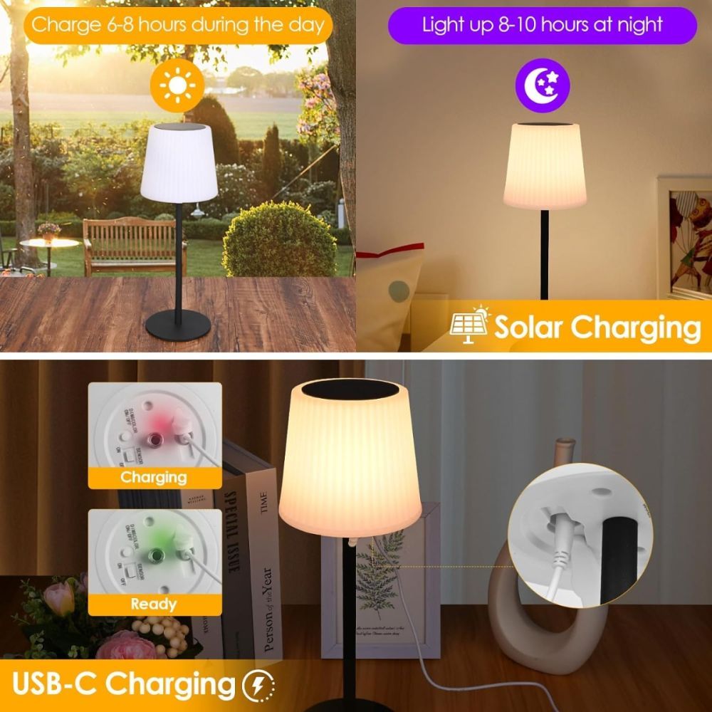 RGB Solar Table Lamp-Garden Furniture Centre-LowRange,Under 100,LED Solar Lights,Solar Lights,48Hour Dispatch-{collection_title}