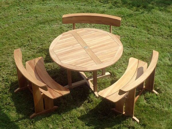 Teak Romance Bench Set | FSC® Certified-Garden Furniture Centre-HighRange,Outdoor Dining,Teak,Benches,FSC®,Outdoor Sale,Teak Sets,Teak Benches-{collection_title}