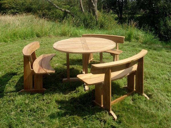 Teak Romance Bench Set | FSC® Certified-Garden Furniture Centre-HighRange,Outdoor Dining,Teak,Benches,FSC®,Outdoor Sale,Teak Sets,Teak Benches-{collection_title}