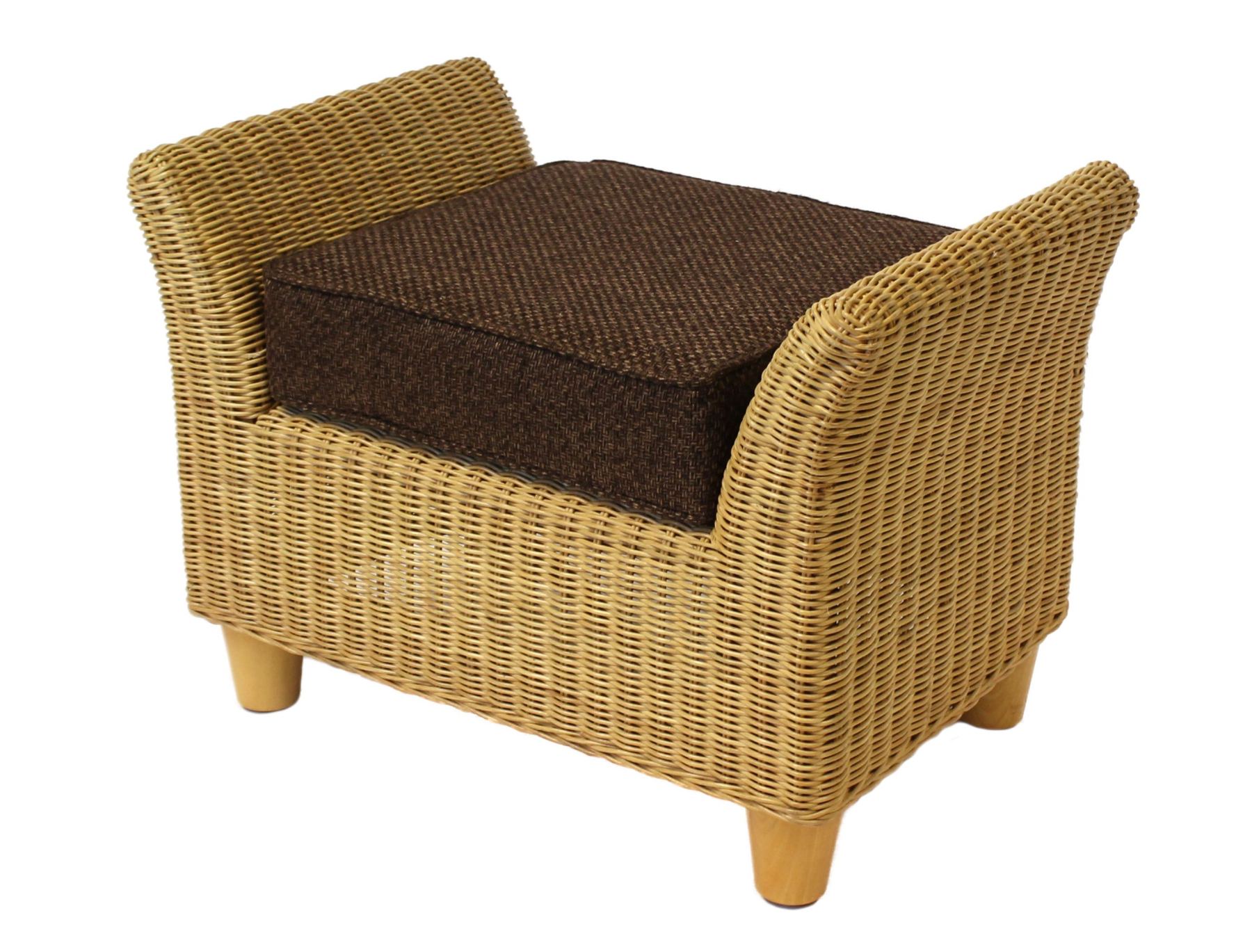MGM Aintree Footstool-Garden Furniture Centre-LowRange,Footstool,Conservatory,Rattan Suites,Aintree Conservatory Furniture,Rattan,Aintree Furniture-{collection_title}