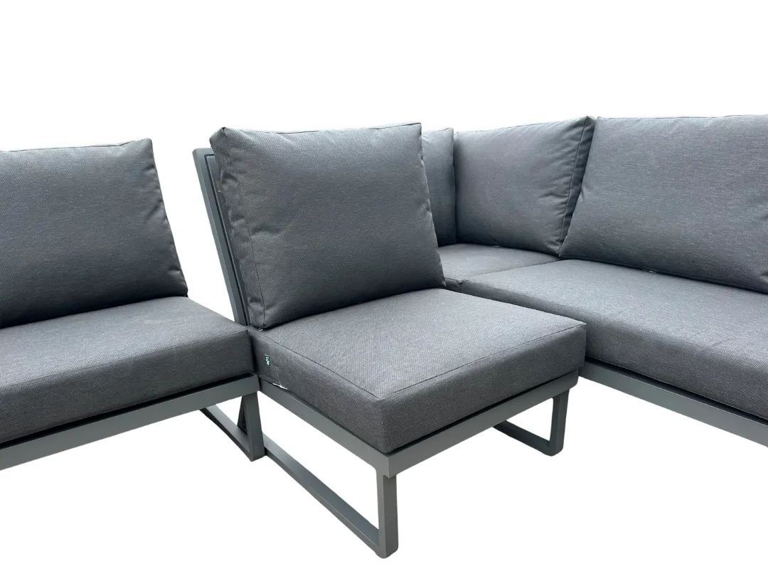 Extension Piece | Miami-Garden Furniture Centre-Anthracite,Metal Sofas,Sofa,Outdoor Furniture,Corner Lounge Units,Outdoor Lounging-{collection_title}