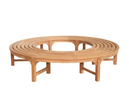 Backless Contour Bench | Pre-Order-Garden Furniture Centre-MidRange,Backless,Benches,Outdoor Furniture,Teak Benches Benches,Tree Benches,Curved Benches-{collection_title}