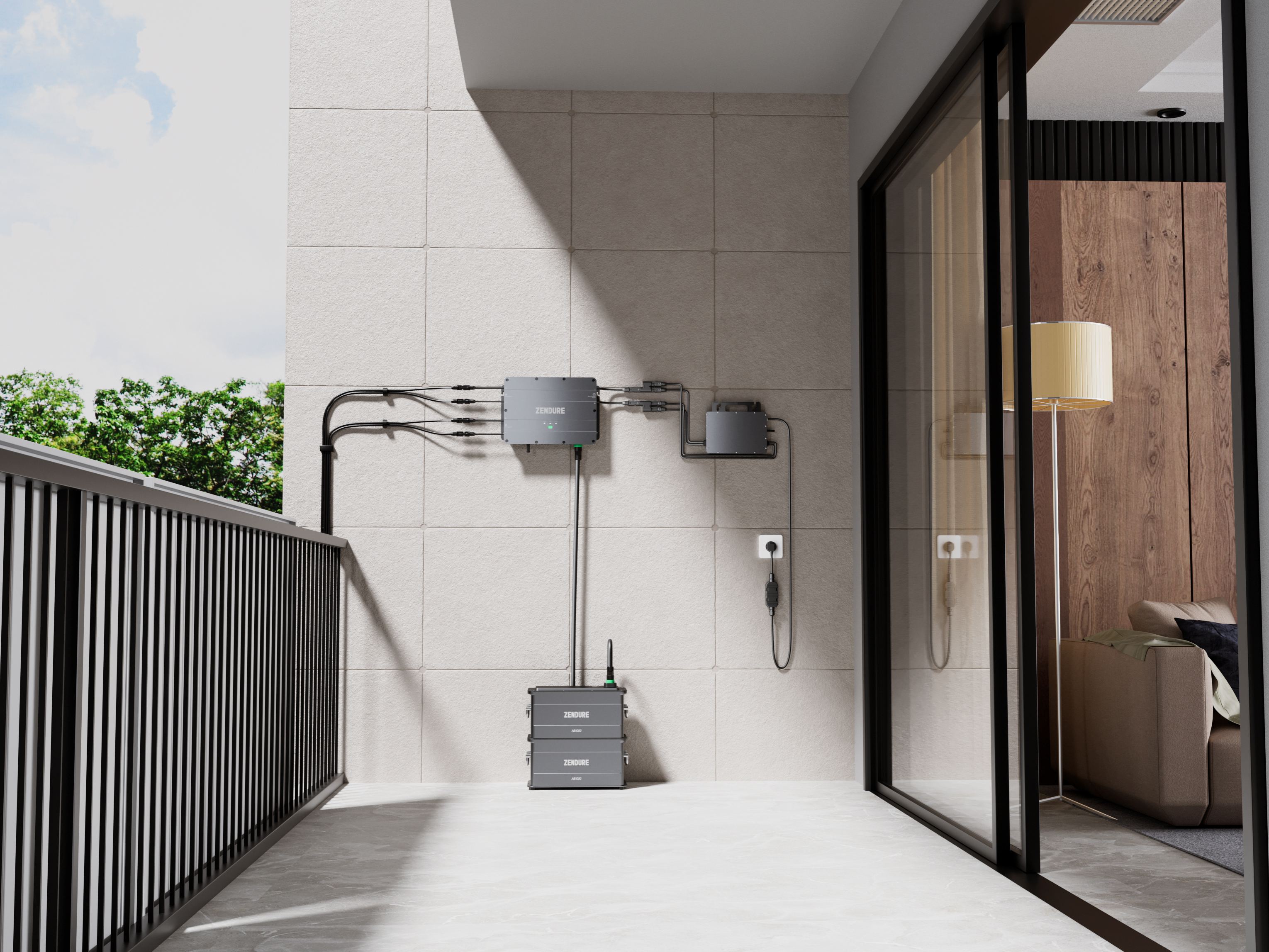 Zendure Solar Flow Smart Hub Microinverter PLUS 1kw Battery Kit | December Offers