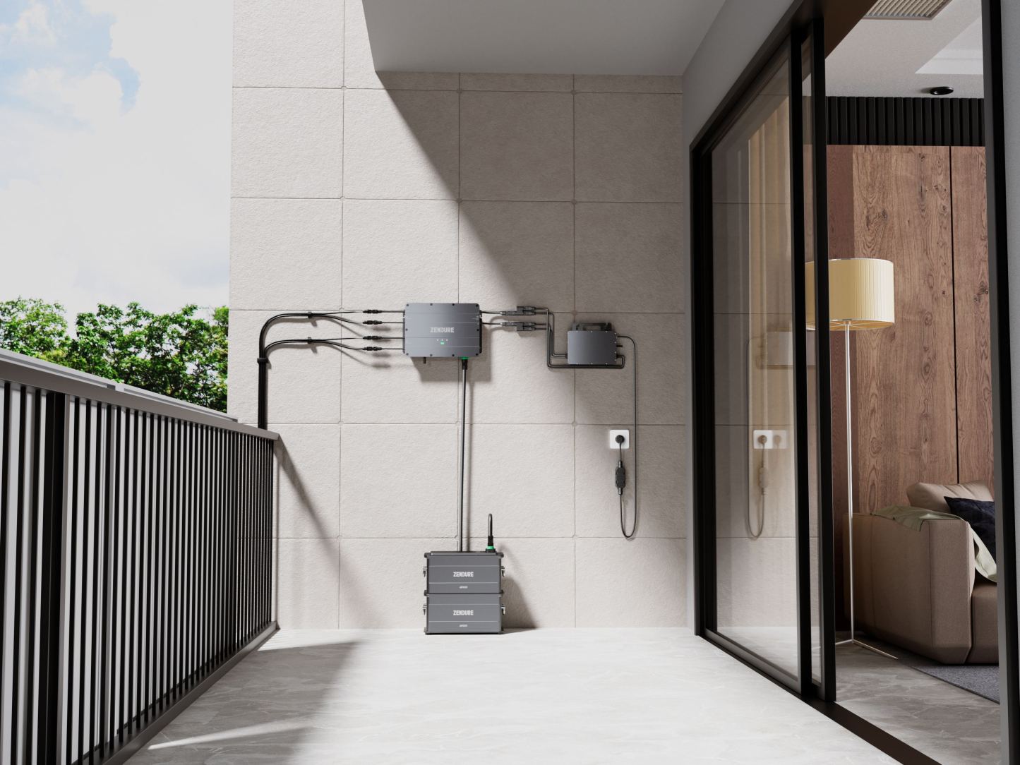 Zendure Solar Flow Smart Hub Microinverter PLUS 1kw Battery Kit | December Offers